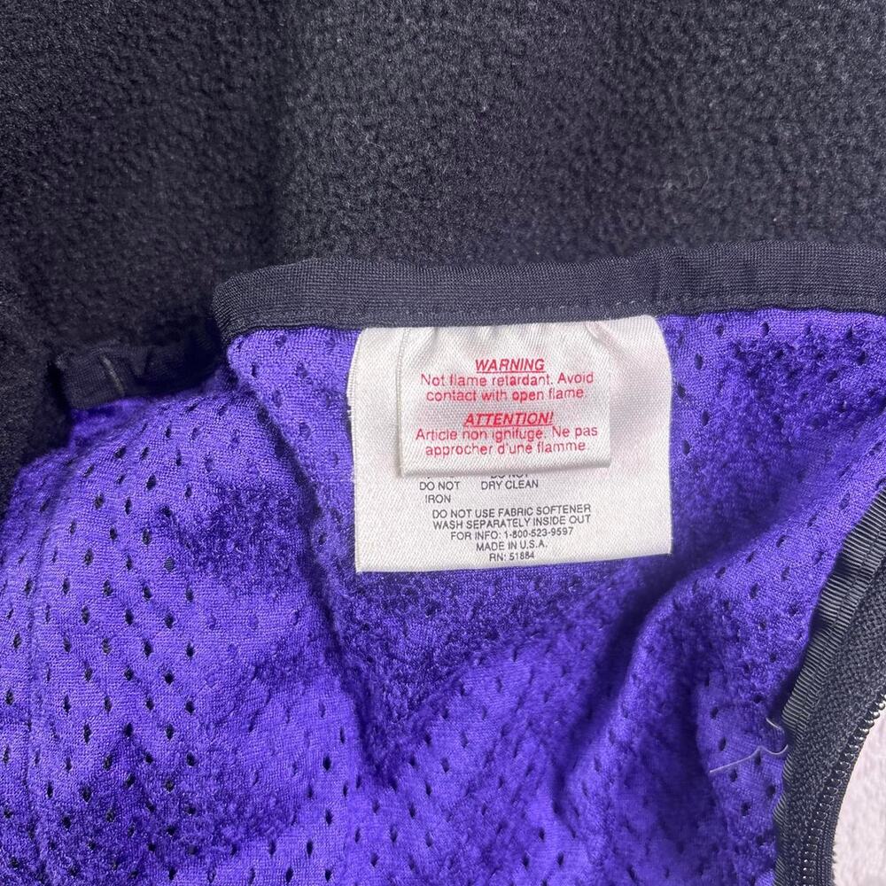 Vintage Patagonia Kids Synchilla Fleece Vest Made in USA Black Size Medium - Picture 5 of 7